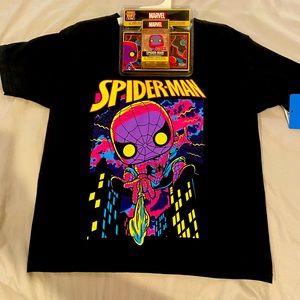 Funko Pop Tee Spider-Man